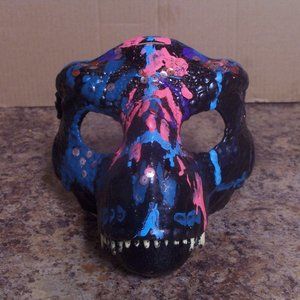 Custom Painted Dino Mask